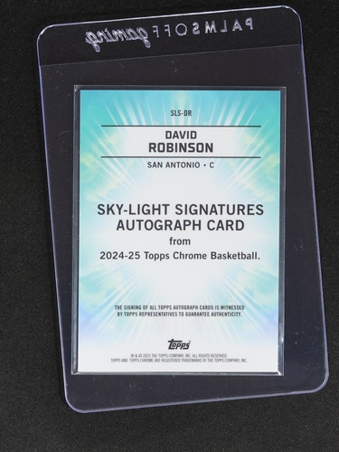 2024-25 Topps Chrome #SLS-DR David Robinson — front