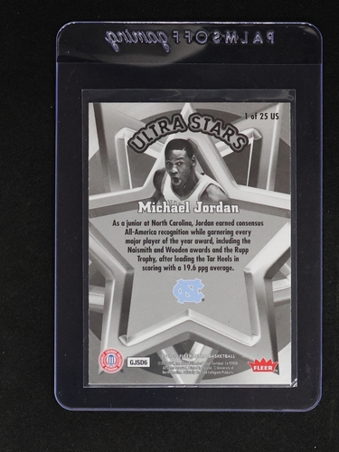 1997-98 Fleer Ultra #1 Ultra Stars Michael Jordan — front