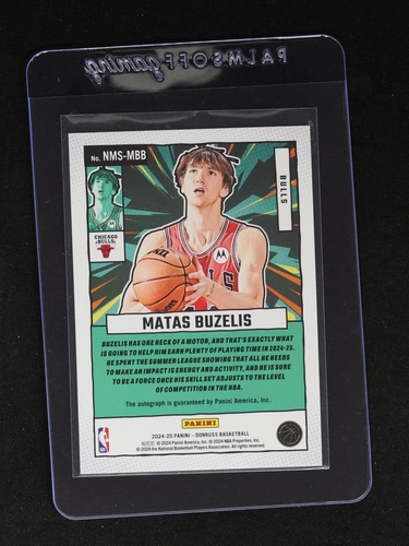 2024-25 Panini NBA Hoops #NMS-MBB Matas Buzelis — front