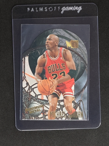 1995-96 Fleer Metal Maximum Metal Die-Cut #4 Michael Jordan — front