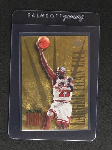 1995-96 Skybox Premium #L1 Michael Jordan Larger than Life — front