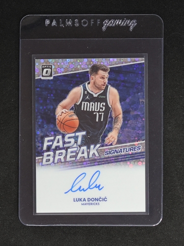 2018-19 Panini Optic Fast Break Signatures #FB-LDC Luka Dončić — front