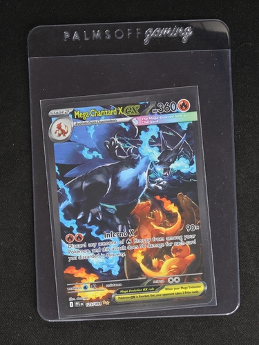 2023 Pokémon Mega Charizard X EX 125/094 Phantasmal Flames — front