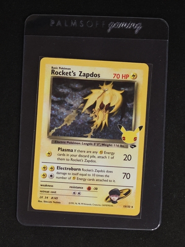 2021 Pokémon Celebrations #15 Rocket's Zapdos — front