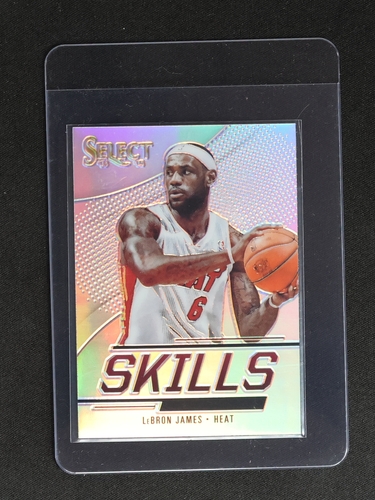 2013-14 Panini Select #11 LeBron James Skills Silver Prizm — front