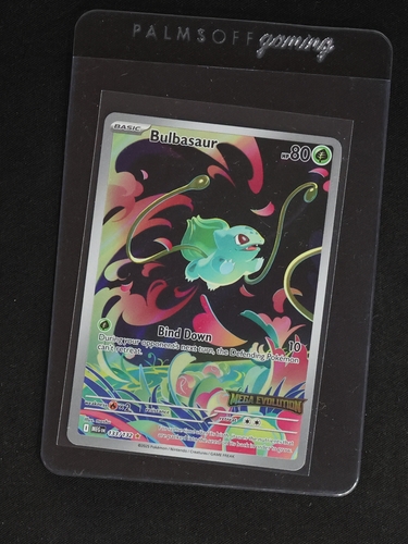 2023 Pokémon 133/132 Bulbasaur Mega Evolution Illustration Rare — front