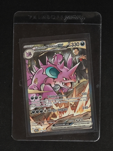 2023 Pokémon Scarlet & Violet Destined Rivals #233 Team Rocket's Nidoking EX — front