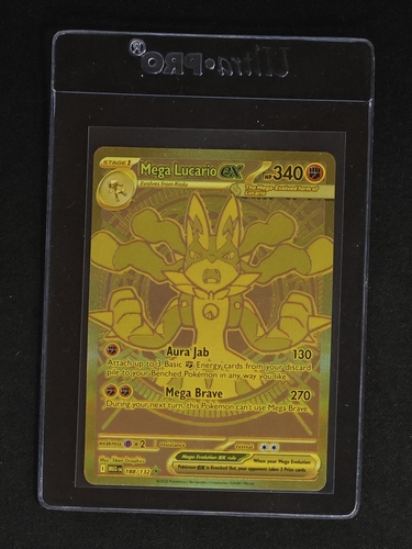 2025 Pokémon #188 Mega Lucario EX — front