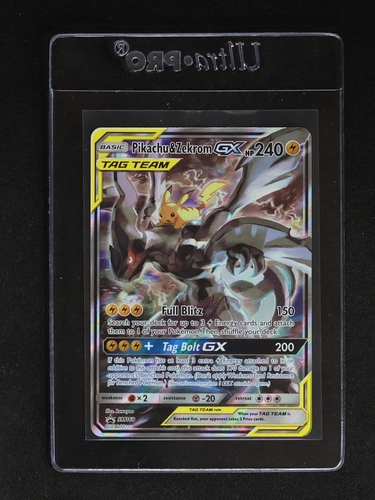 2019 Pokémon SM168 Pikachu & Zekrom GX — front
