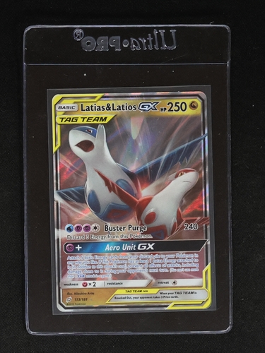 2019 Pokémon Sun & Moon Team Up #113 Latias & Latios GX — front