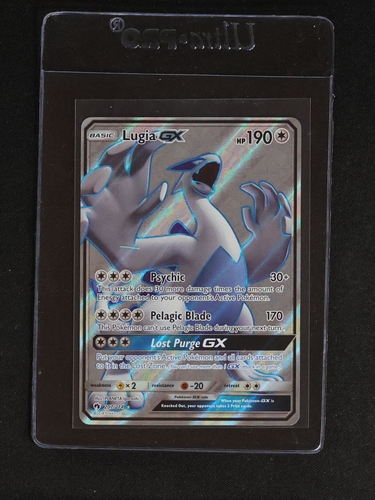2018 Pokémon Sun & Moon Lost Thunder #207 Lugia GX — front
