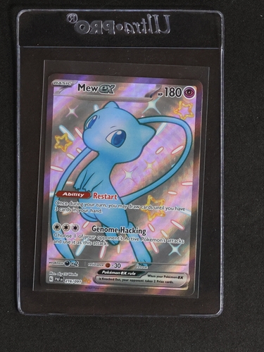 2023 Pokémon TCG Scarlet & Violet Paldean Fates #216 Mew EX — front