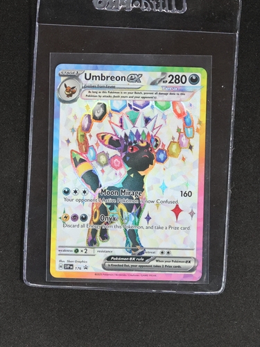 2025 Pokémon Black Star Promo #176 Umbreon EX — front