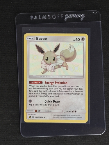 2019 Pokémon TCG Hidden Fates #SV41 Eevee — front