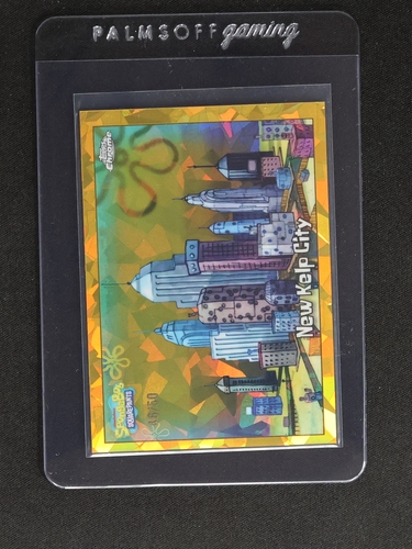 2025 Topps Chrome SpongeBob SquarePants #107 New Kelp City — front