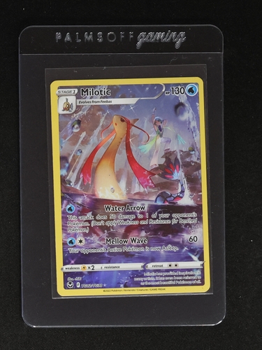 2022 Pokémon TG02 Milotic Sword & Shield Silver Tempest Trainer Gallery — front
