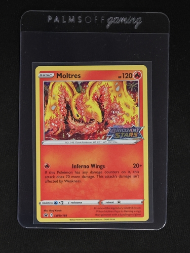 2022 Pokémon SWSH185 Moltres — front