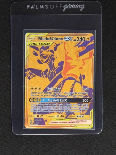 2021 Pokémon TCG SM248 Pikachu & Zekrom GX — front