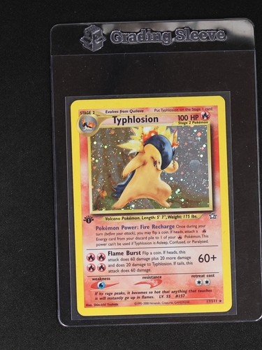 2000 Pokémon Neo Genesis #17 Typhlosion — front
