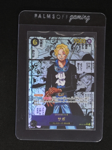 One Piece Card Game OP13-120 Sabo SEC Manga Alt Art Carrying on His Will — front