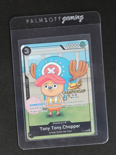 2025 One Piece CS 25 Event Pack Championship #P-065 Tony Tony Chopper — front