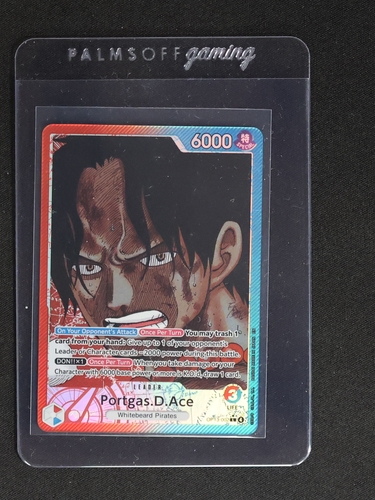 One Piece OP13-002 Portgas D. Ace Carrying On His Will Alternate Art — front