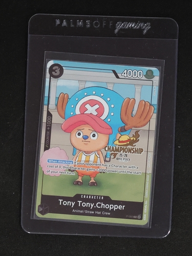 2025 One Piece CS 25 Event Pack Championship #P-065 Tony Tony Chopper — front