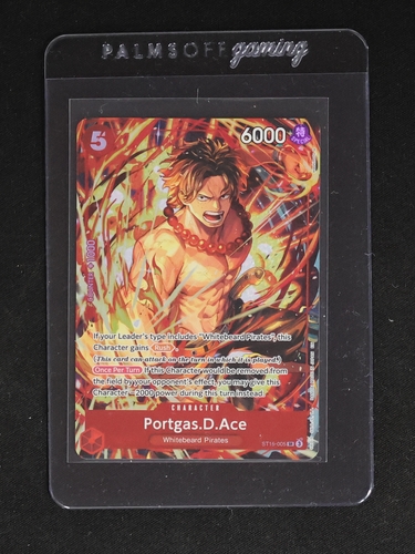One Piece Illustration Box Vol. 5 Promo #ST15-005 Portgas D. Ace — front