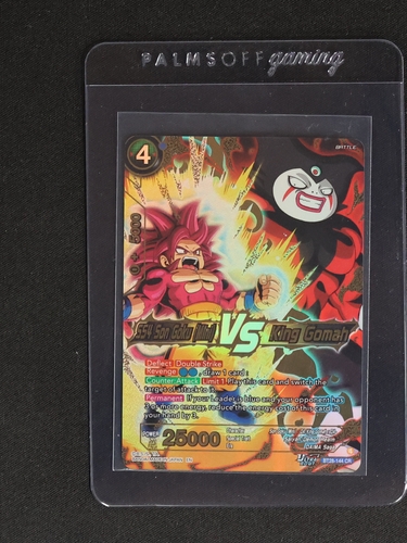 Dragon Ball Super Card Game BT28-144 SS4 Son Goku Mini vs King Gomah — front