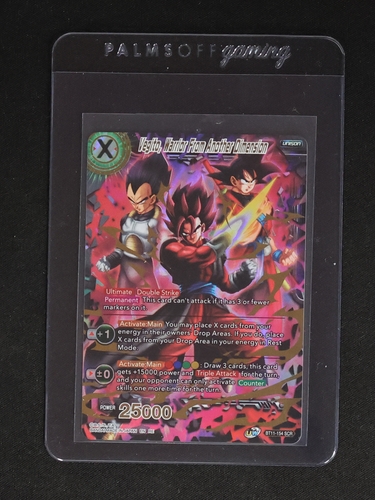Dragon Ball Super Card Game BT11-154 Vegito, Warrior From Another Dimension SCR — front