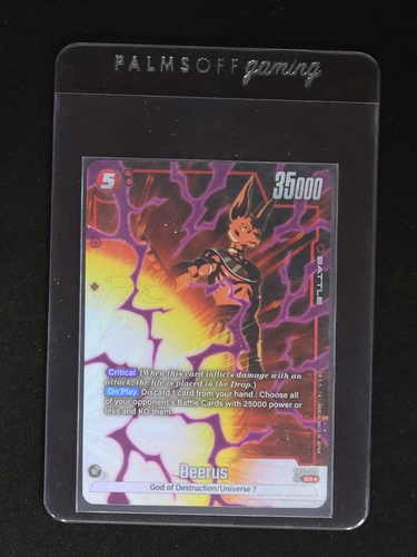 Dragon Ball Super Fusion World FB01-023 Beerus — front