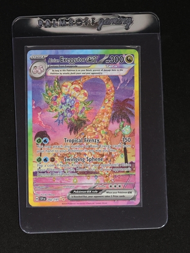 2024 Pokémon Surging Sparks #242 Alolan Exeggutor EX Special Illustration Rare — front
