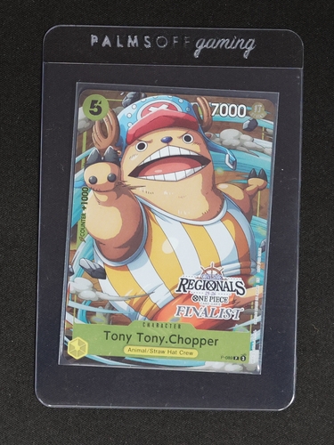 2025 One Piece TCG P-089 Tony Tony Chopper Regional Finalist — front