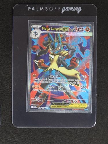 2025 Pokémon TCG Mega Lucario EX #160 — front