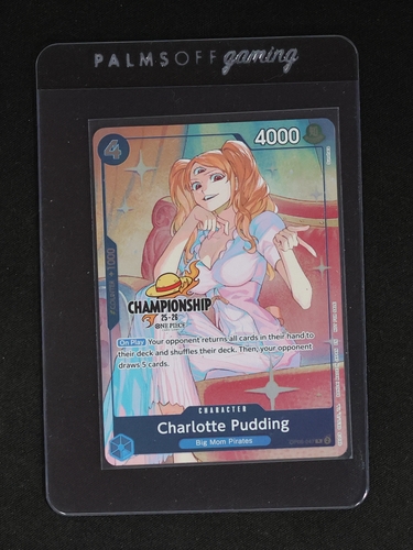 Charlotte Pudding OP06-047 Championship Tournament Promo CS One Piece Card — front
