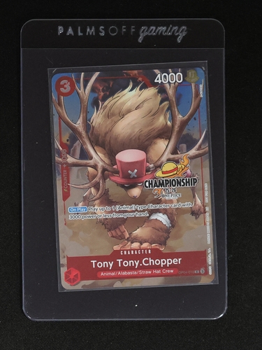2024 One Piece Card Game #OP04-010 Tony Tony Chopper Championship Winner — front