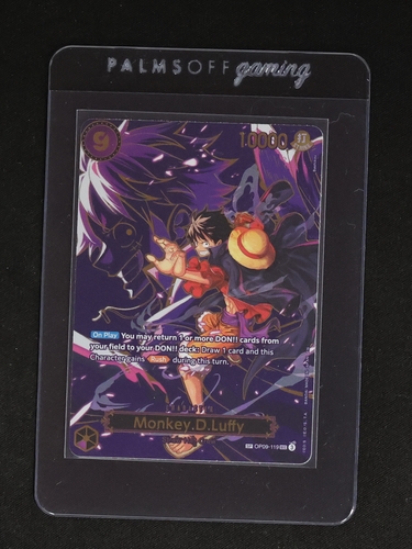 2025 One Piece OP09-119 Monkey D. Luffy SP Carrying On His Will — front