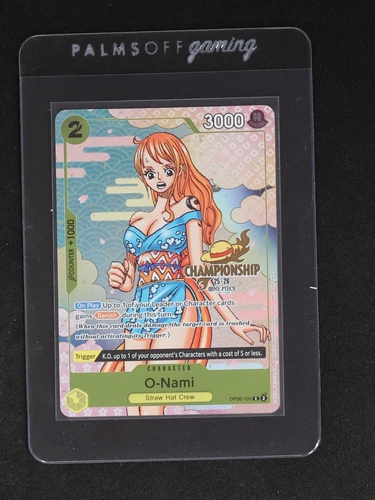 One Piece Card Game OP06-101 O-Nami Championship 25-26 — front