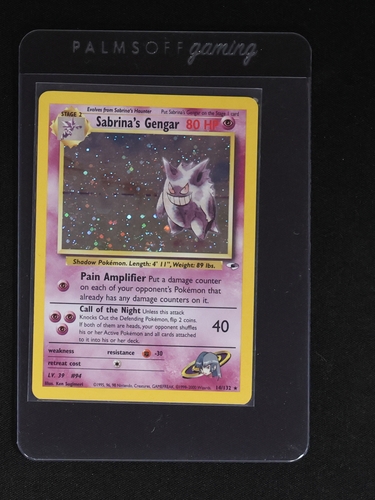2000 Pokémon Gym Heroes #14 Sabrina's Gengar — front