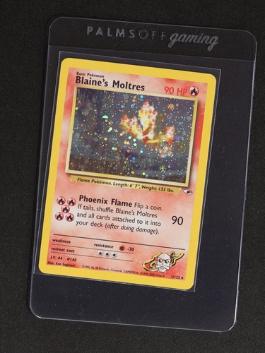 2000 Pokémon Gym Heroes #1 Blaine's Moltres — front