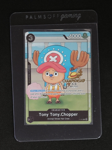 2025 One Piece EN CS 25 Event Pack Championship #P-065 Tony Tony Chopper — front