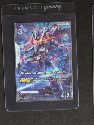 Gundam Card Game GD03-069 Graham's Union Flag Custom — front