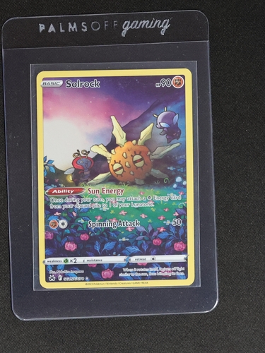 2023 Pokemon Crown Zenith GG15 Solrock — front