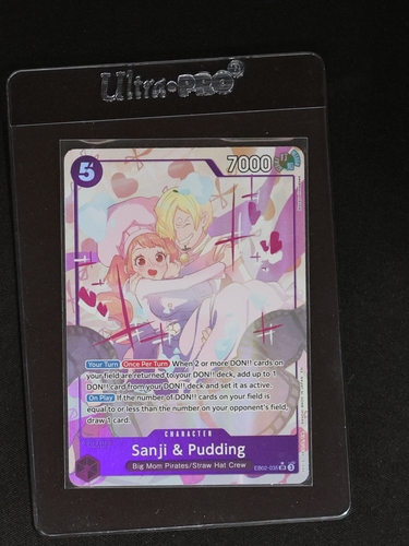 One Piece Card Game 2022 EB02-035 Sanji & Pudding (Alternate Art) — front