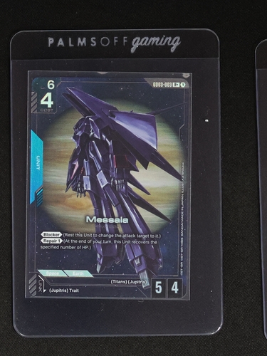 Gundam Card Game Steel Requiem GD03-003 Messala — front