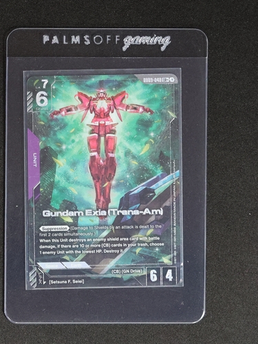 2025 Bandai Gundam Card Game GD03-049 Gundam Exia (Trans-Am) — front