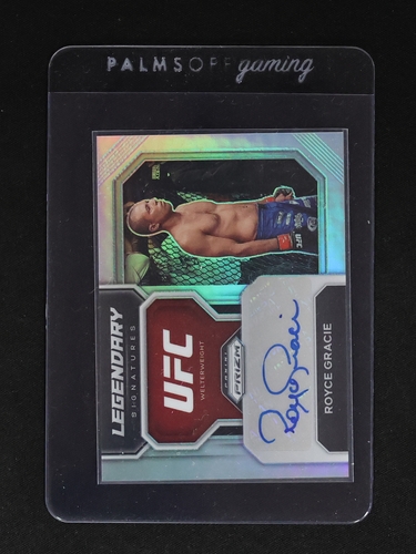 2023 Panini Prizm UFC Legendary Signatures #LS-RGC Royce Gracie — front