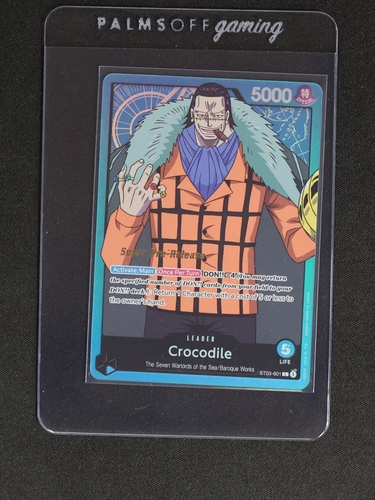 One Piece Card Game OP01-062 Crocodile Leader — front