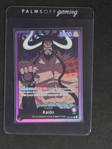 One Piece Card Game ST04-001 Kaido Leader — front