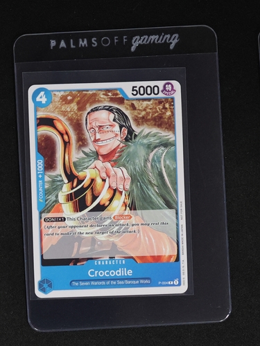 One Piece Card Game 2022 P-004 Crocodile — front